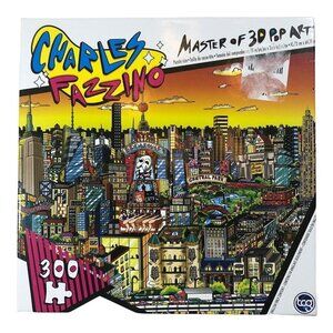 Charles Fazzino Puzzle Jigsaw 300 Piece NYC New York City USA 3D Pop Art Artist